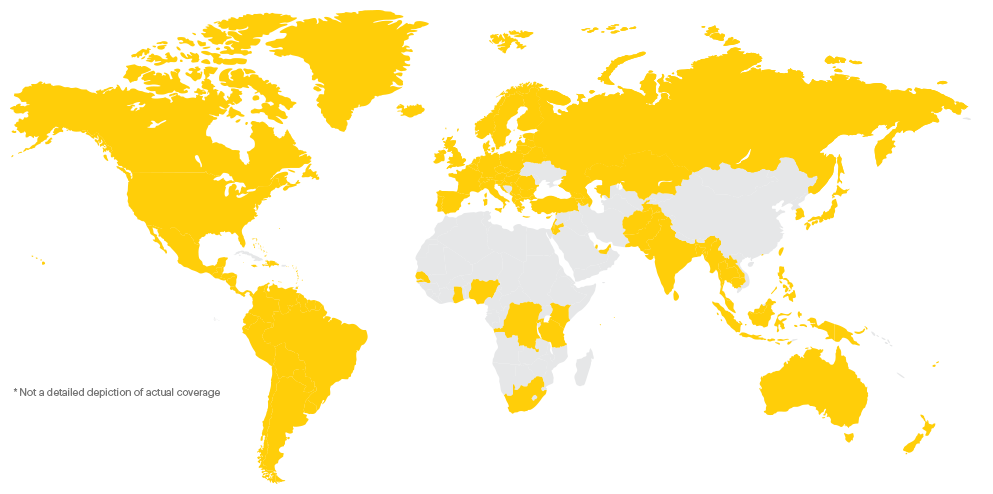 Sprint global roaming coverage