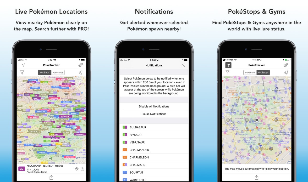 3 Great Pokemon Go Map Trackers That Still Work After The Generation 2 Update