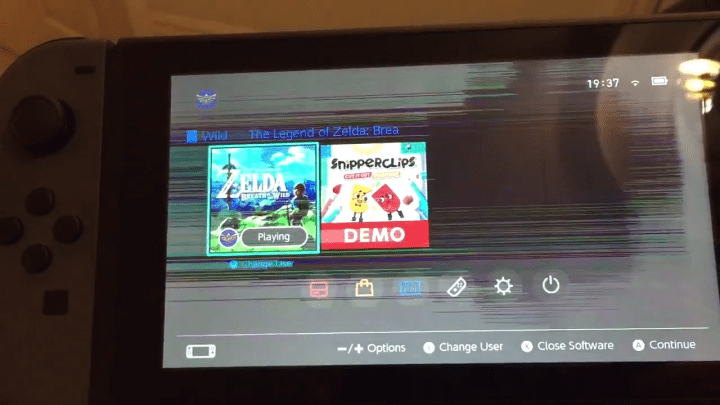 This video of the Nintendo Switch crashing and glitching is way too long