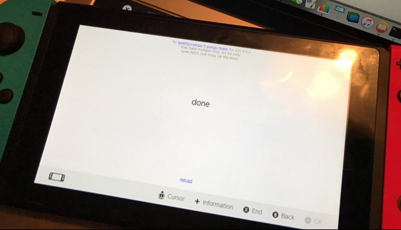 hacked nintendo switch