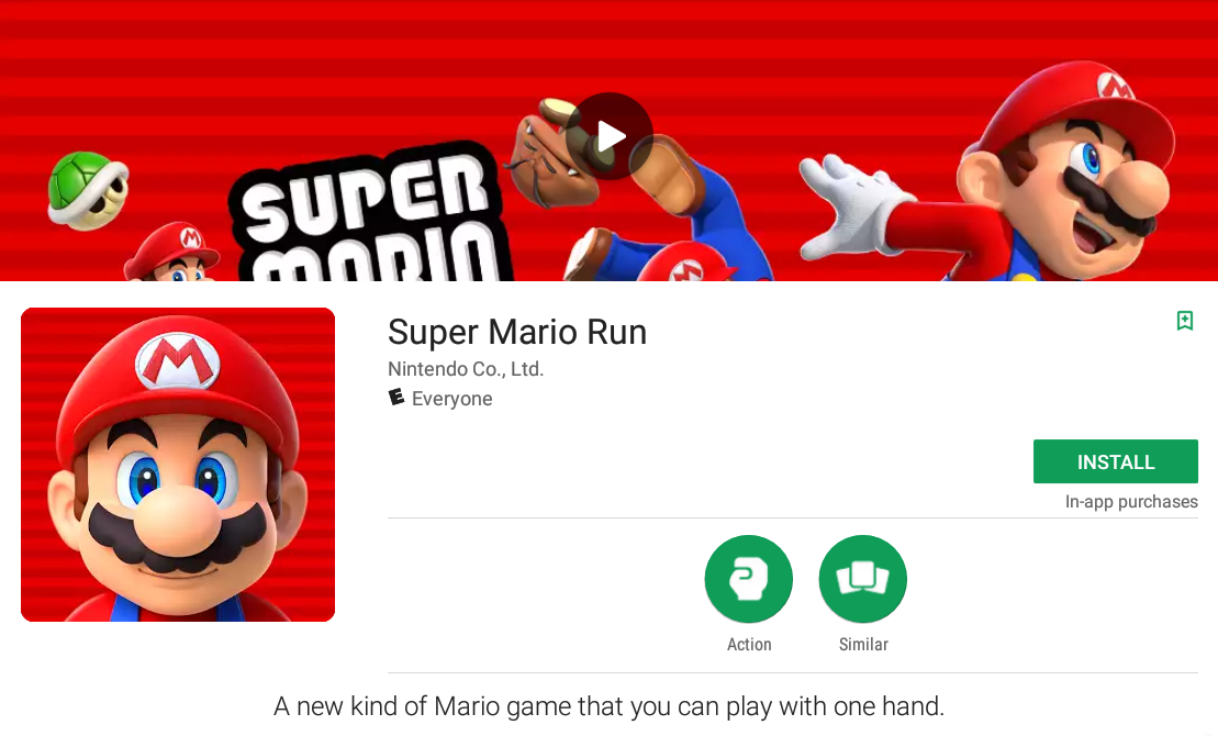 What do you think of Super Mario Run?, Nintendo