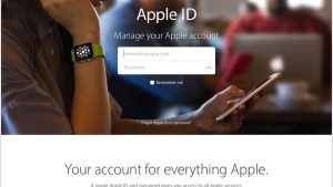 iPhone phishing scam: fake Apple ID for login
