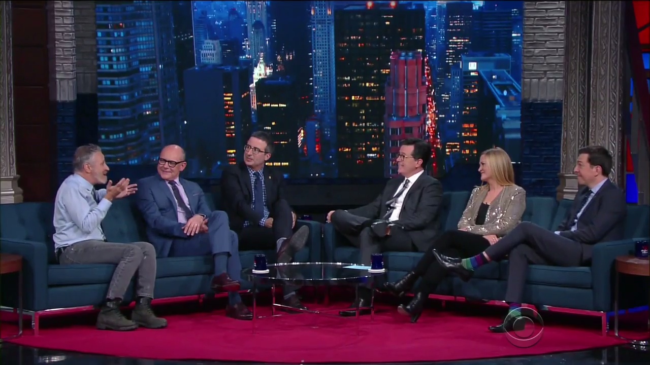 Watch ‘the Daily Show Team Reunite On Stephen Colberts ‘late Show Bgr