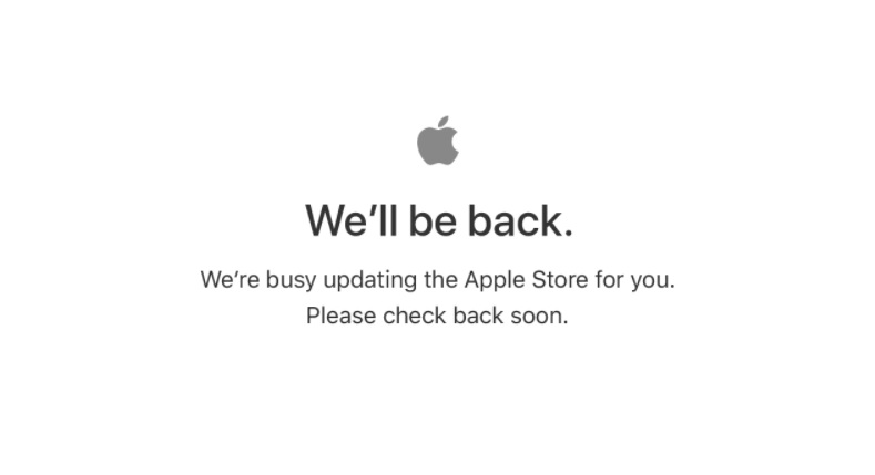 Apple Store down ahead of MacBook, iPad Pro announcements at WWDC 2017