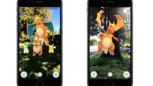 Pokemon Go AR Playground mode Pokemon Go AR Playground mode