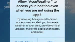 accuweather privacy