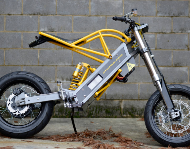 Believe it or not, this electric motorcycle actually works, and you can