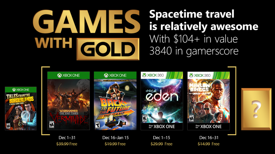 Every Xbox One and Xbox 360 game you can download for free in December
