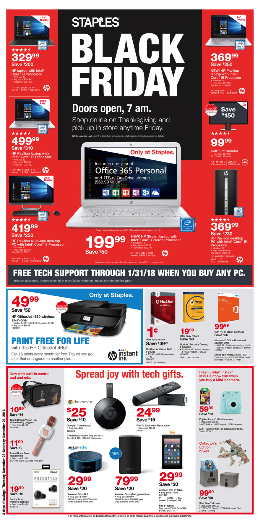 Staples Black Friday 2017 ad leak: Tons of laptop and PC deals – BGR
