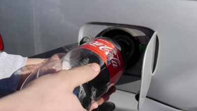 coke in gas tank