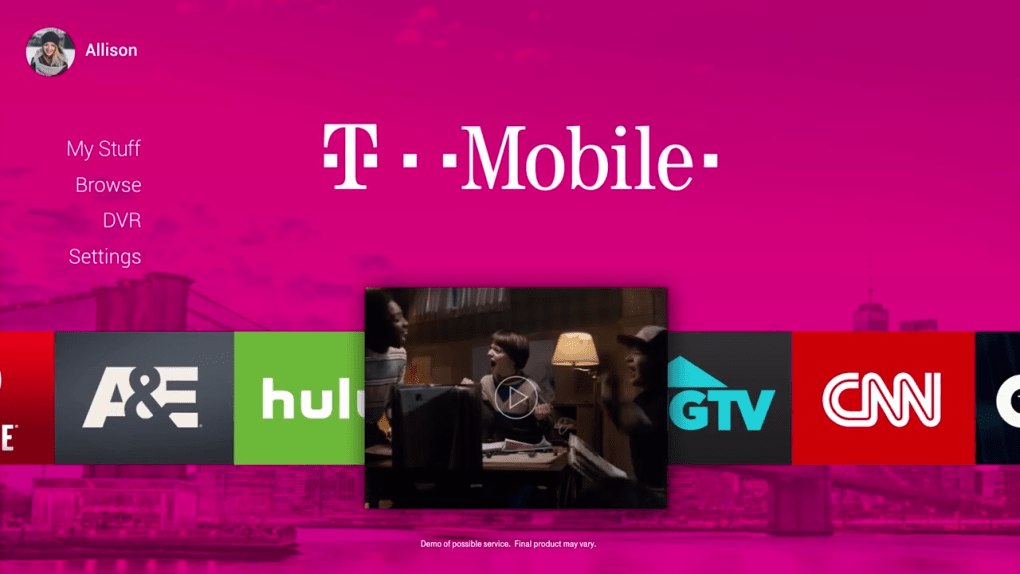 T-Mobile video TV streaming, Layer3