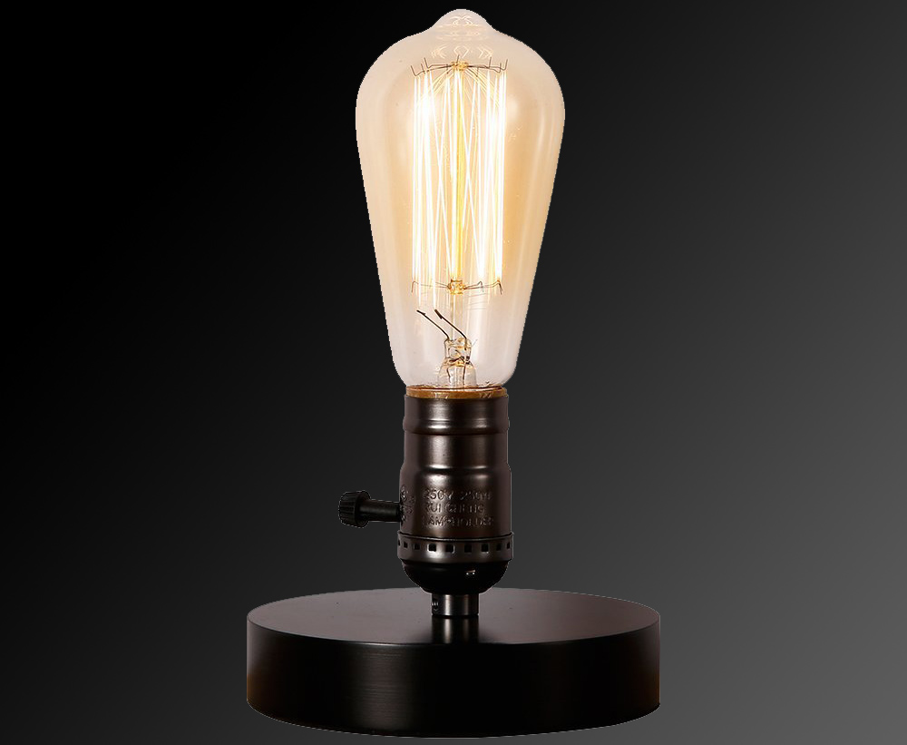 edison light bulb table lamps