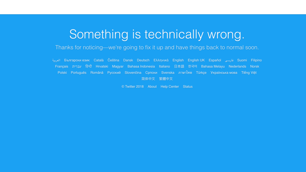 Twitter.com down