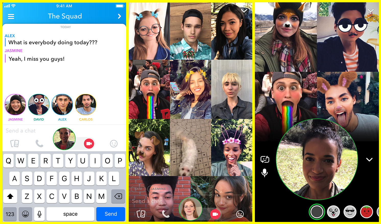Snapchat Introduces Group Video Chats And The Ability To Tag Your