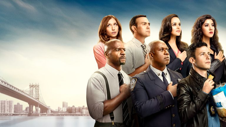 The cast of Brooklyn Nine-Nine.