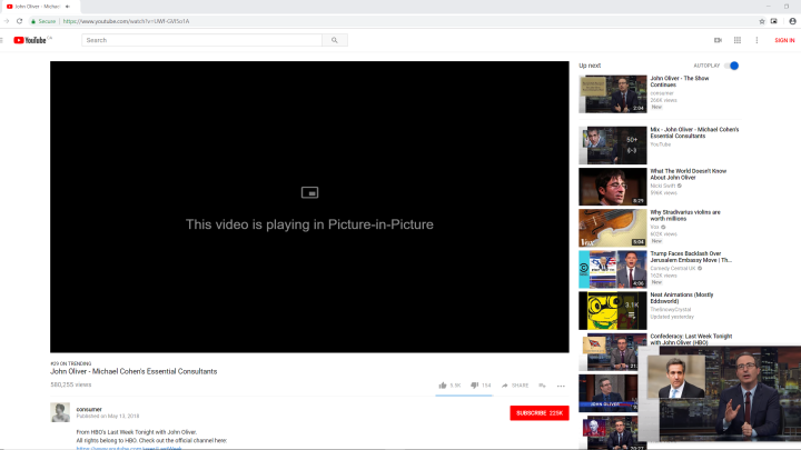 How to get Chrome's new picture-in-picture video mode right now