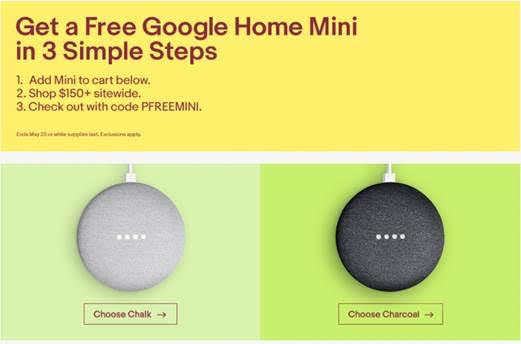 buy google home mini codes