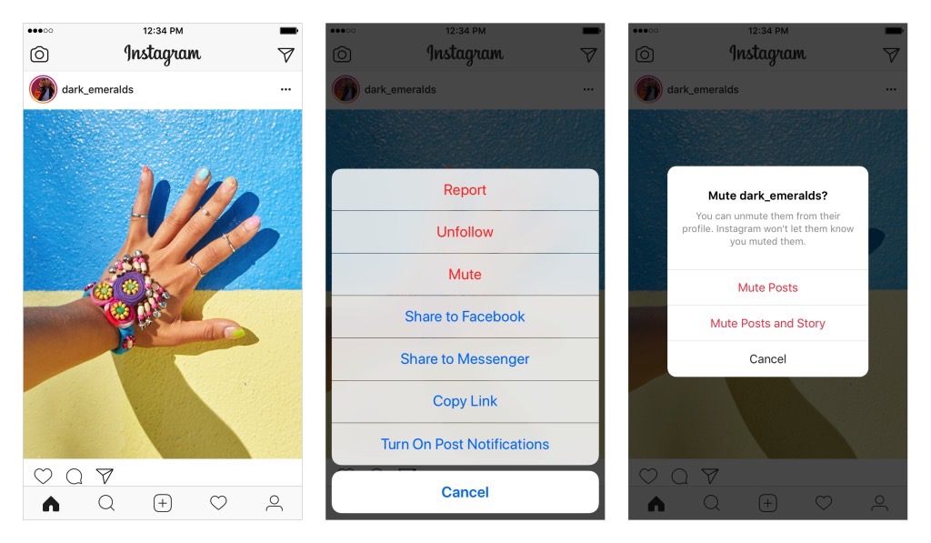 Instagram mute feature lets you silence annoying people you can’t bring