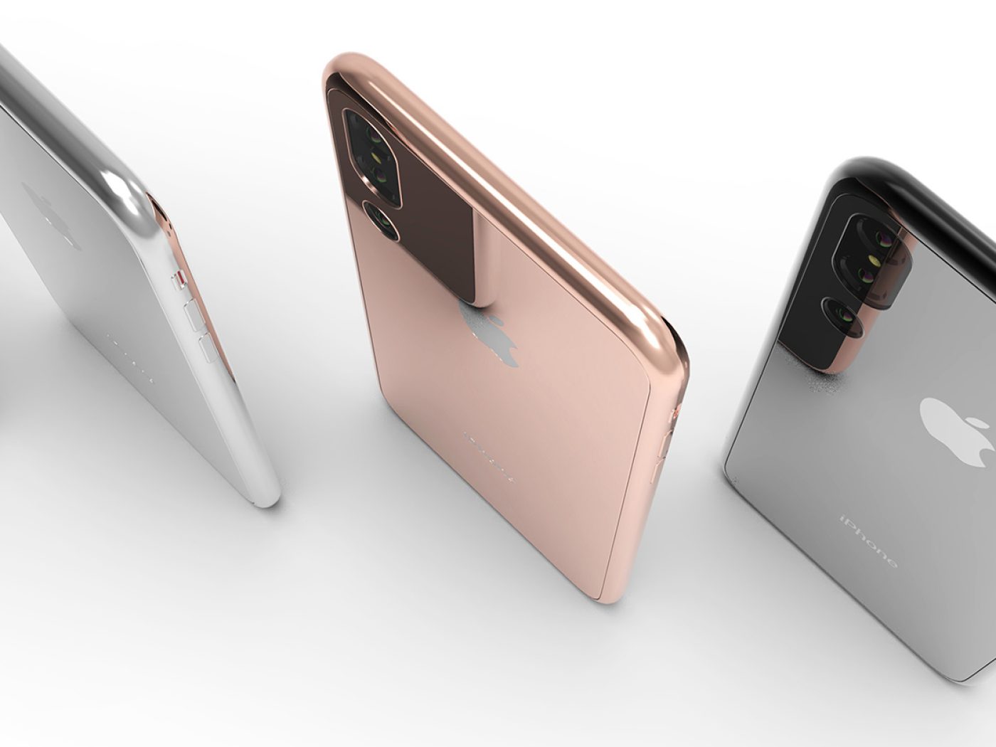 iPhone X Plus concept imagines gorgeous gold and dual SIM next to