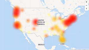 Comcast outage map Denver, Atlanta