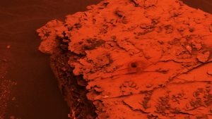 mars dust storm red