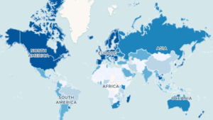 Average internet speeds US vs the world