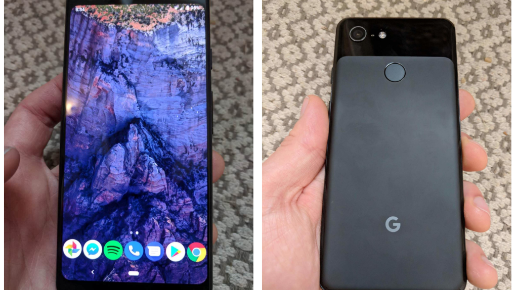 Pixel 3 leaked