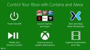 Xbox One voice commands