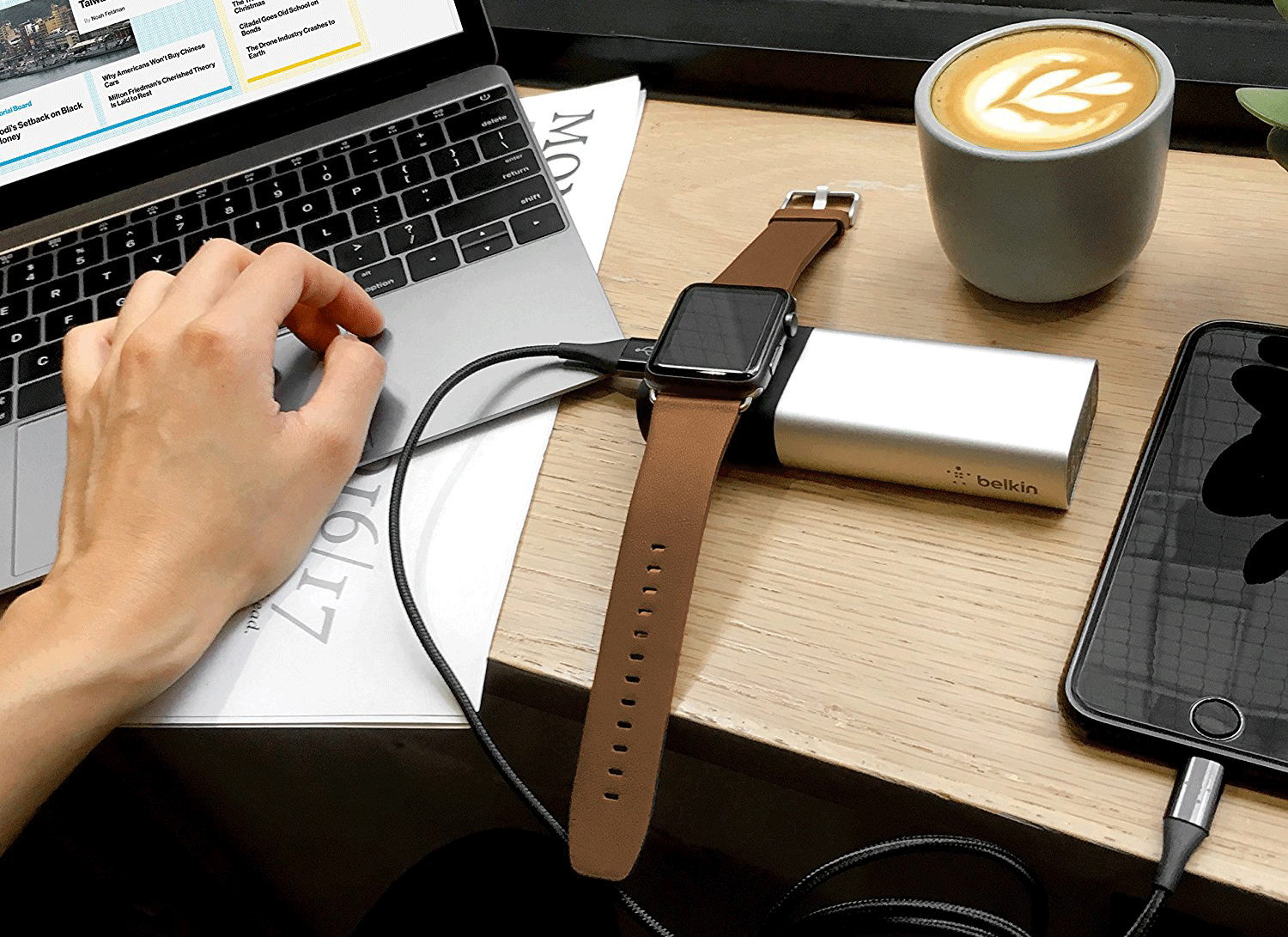 iphone watch travel charger