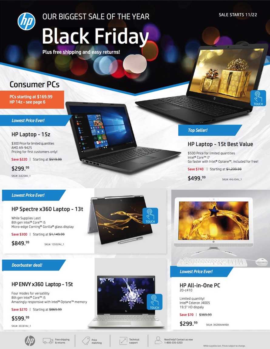 HP’s Black Friday ad just leaked: Great deals on hot laptops and desktops – BGR