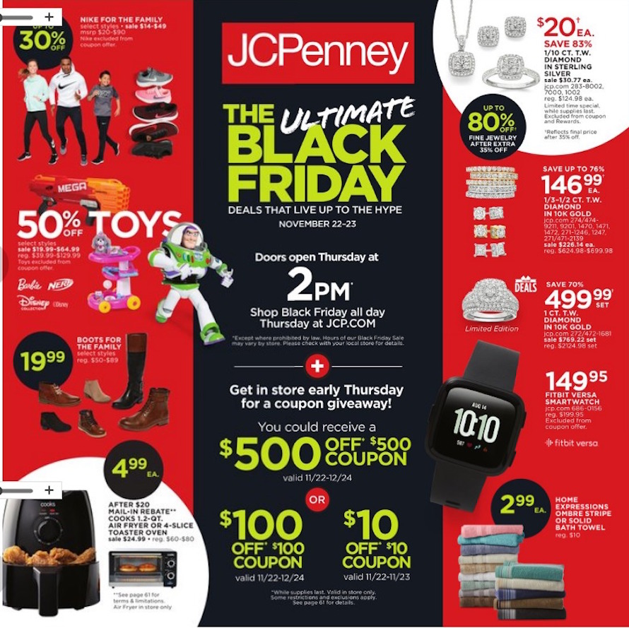 Black Friday ads leak from JCPenney and Macy's here's what you need