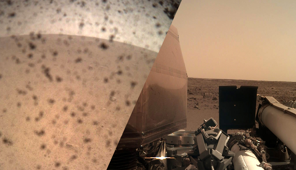 mars insight photos