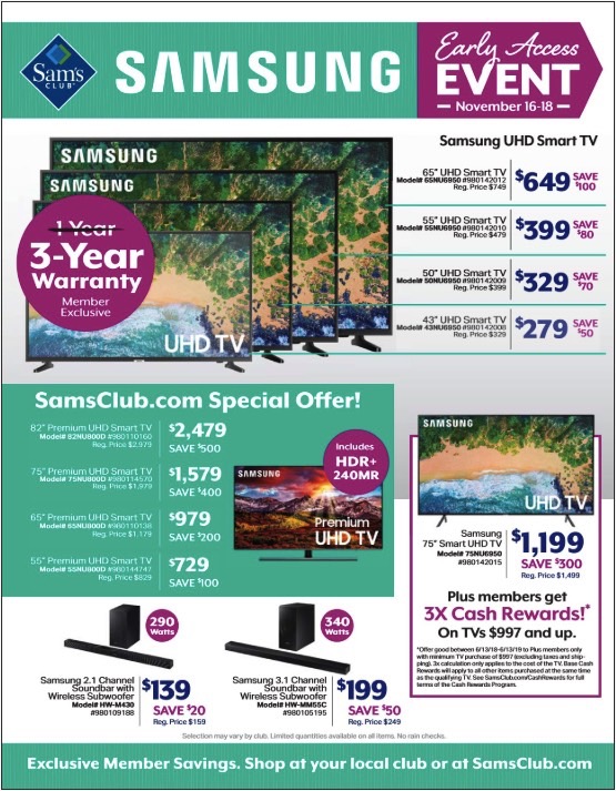 sam's club black friday 2018