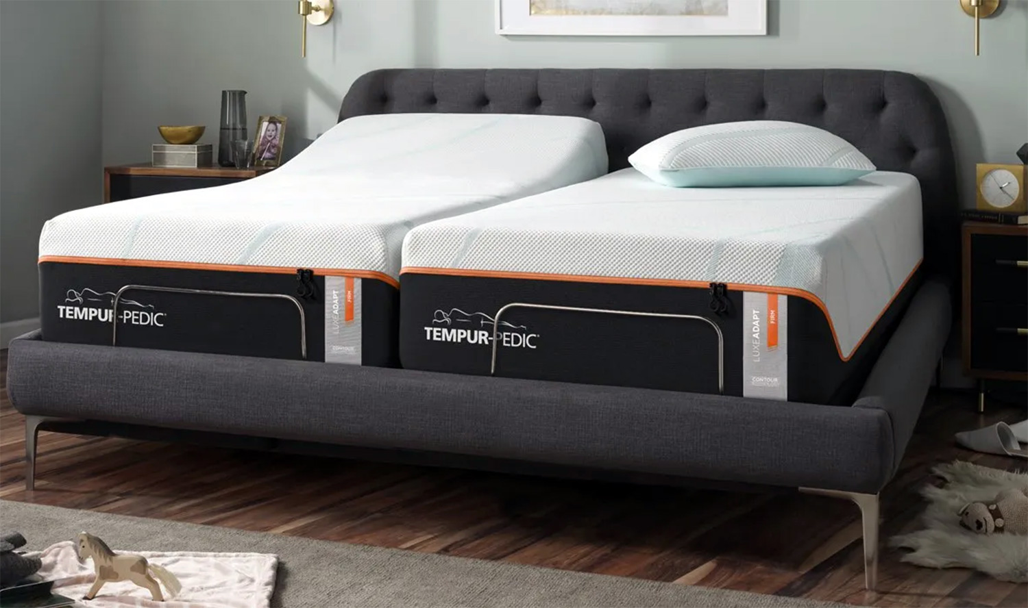 tempur pedic full size mattress motion base