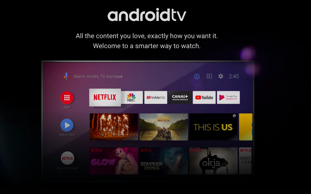 Google для андроид тв. Android TV Интерфейс. Android TV 11. Hair андроид ТВ. Новый Интерфейс андроид ТВ.