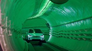 Boring Company Tunnel Ride