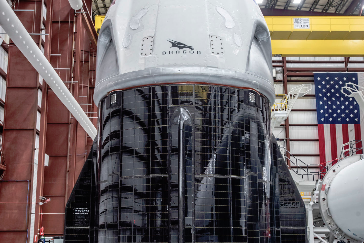 SpaceX shows off Crew Dragon's integrated solar panels for the first time