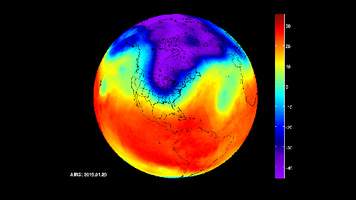 polar vortex map