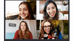 Skype background blur