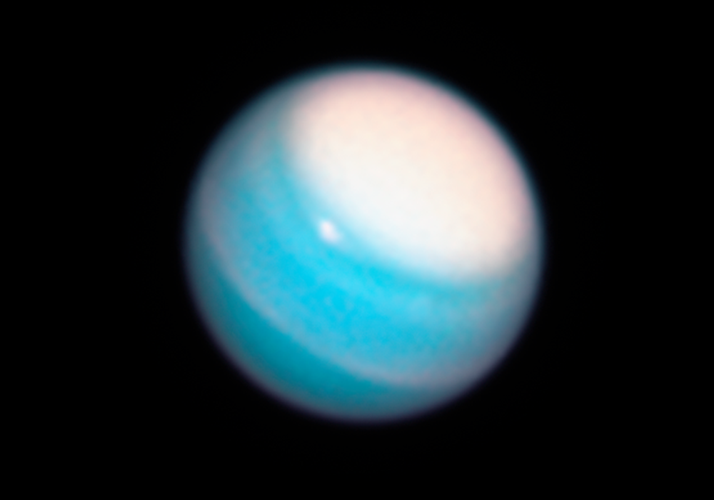 Une nouvelle image de Hubble montre Uranus plus pâle que jamais