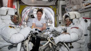 female spacewalk