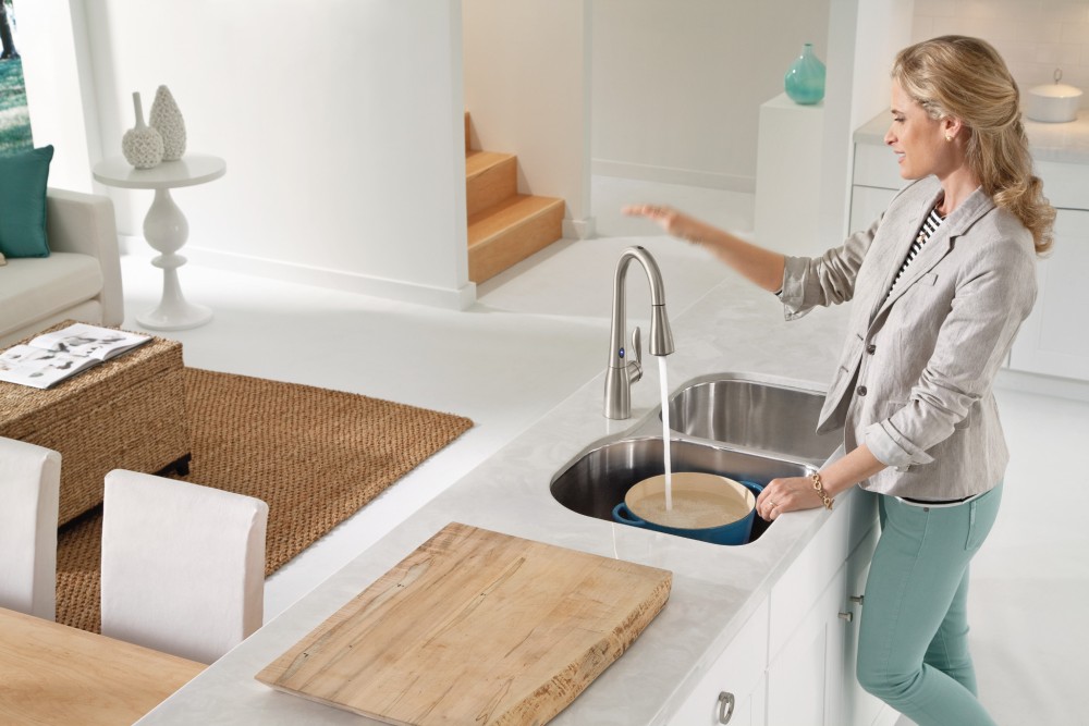 The fancy touchless kitchen faucet of your dreams has ...