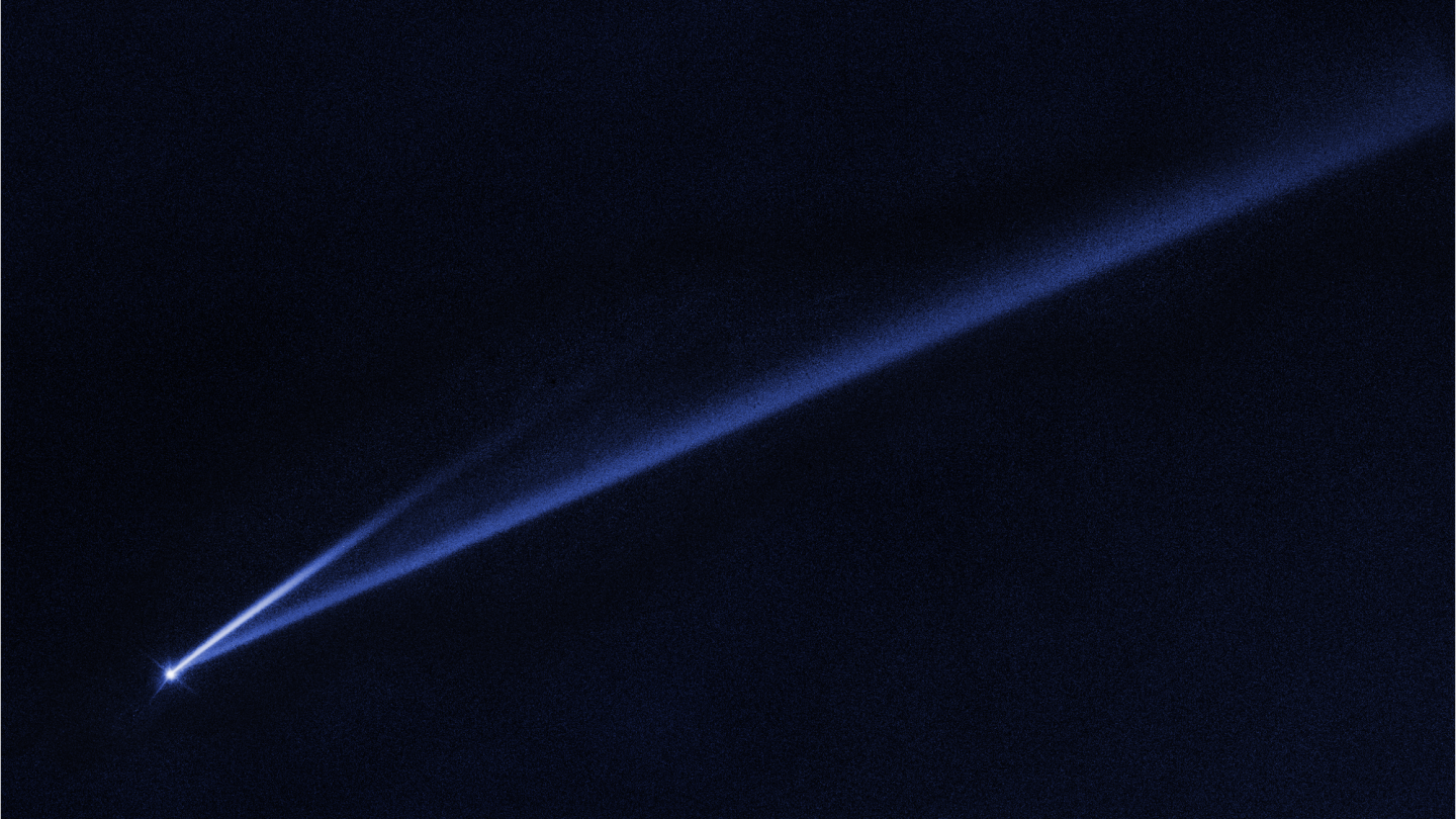 spinning asteroid