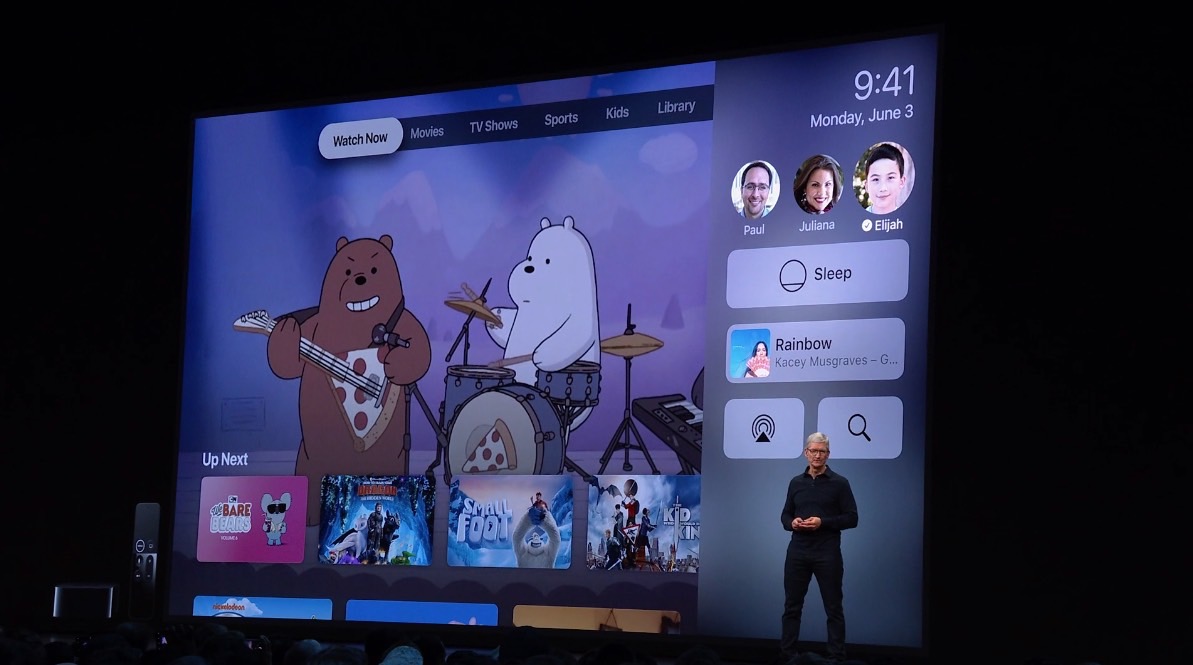 Apple TV supports multiple users since 2019.