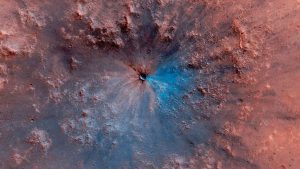 new mars crater