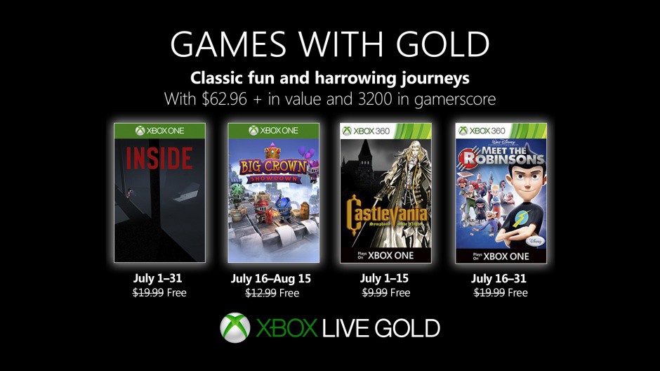 games with gold july 2019