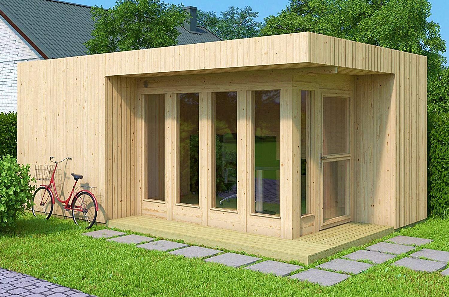 Amazon Sells A DIY Tiny House Kit You Can Build Yourself In A Few Days   Allwood Arlanda Xl 