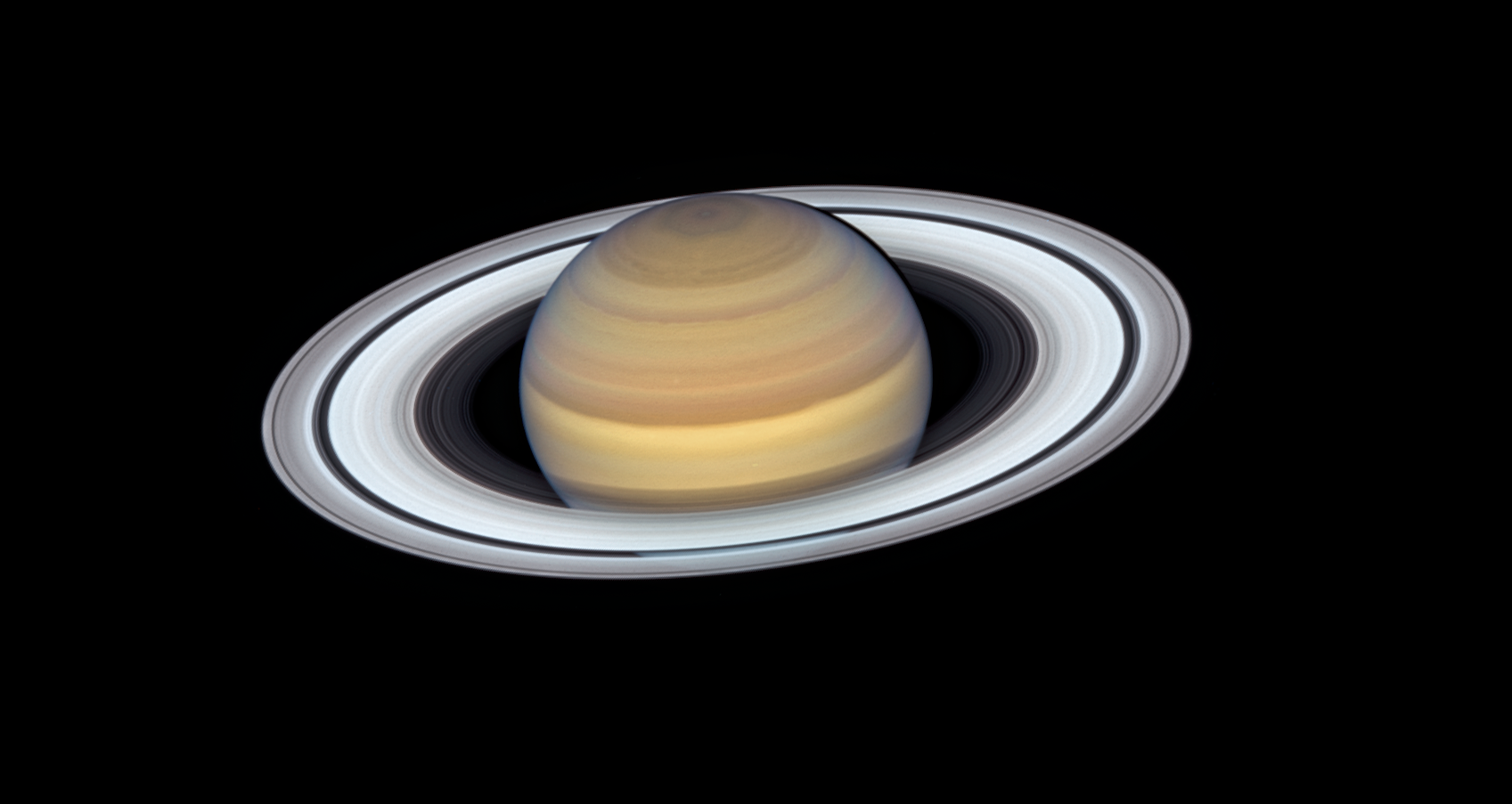 NASA snapped a new image of Saturn, and it's a real stunner
