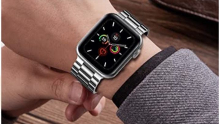 Apple Watch Series 7 on soneone's wrist