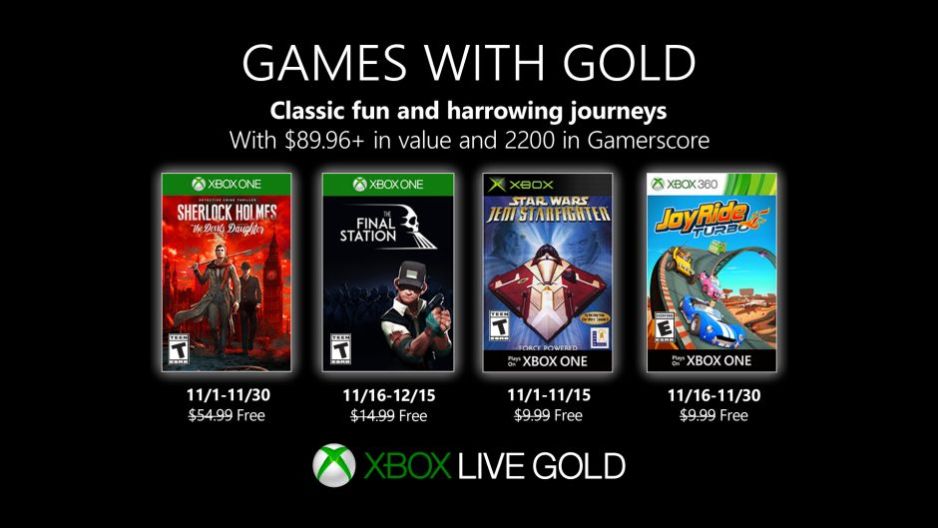 Xbox Announces Final Free Games with Gold Games